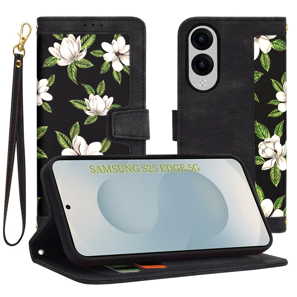 Etui na Samsung Galaxy S25 Edge S937, Techsuit, FlipCraft, czarne
