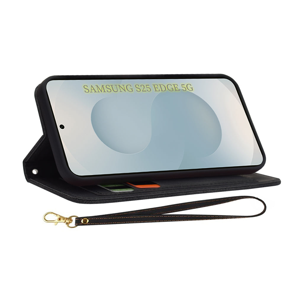 Etui na Samsung Galaxy S25 Edge S937, Techsuit, FlipCraft, czarne