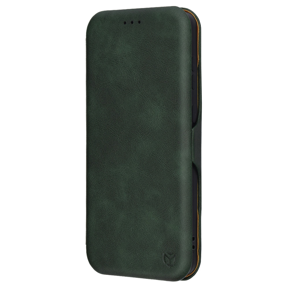 Etui na Samsung Galaxy S25 Edge S937, Techsuit, Safe Wallet Plus, Zielony