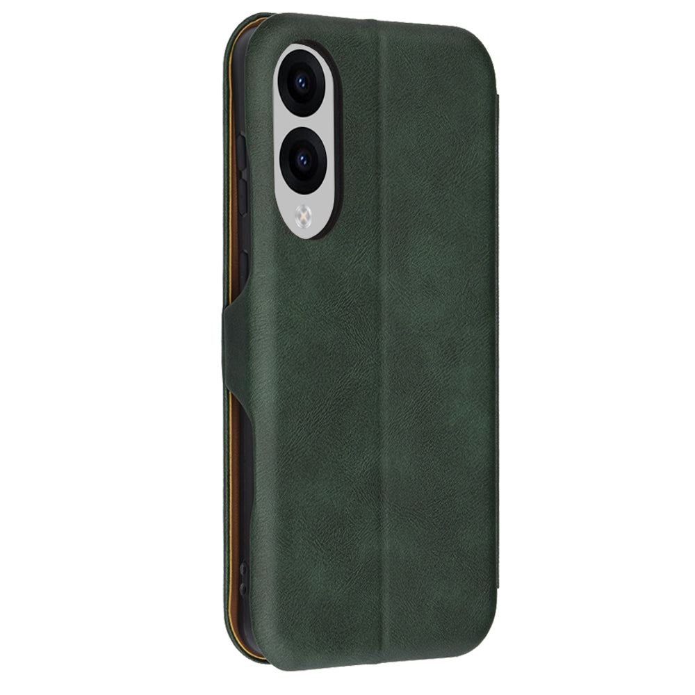 Etui na Samsung Galaxy S25 Edge S937, Techsuit, Safe Wallet Plus, Zielony