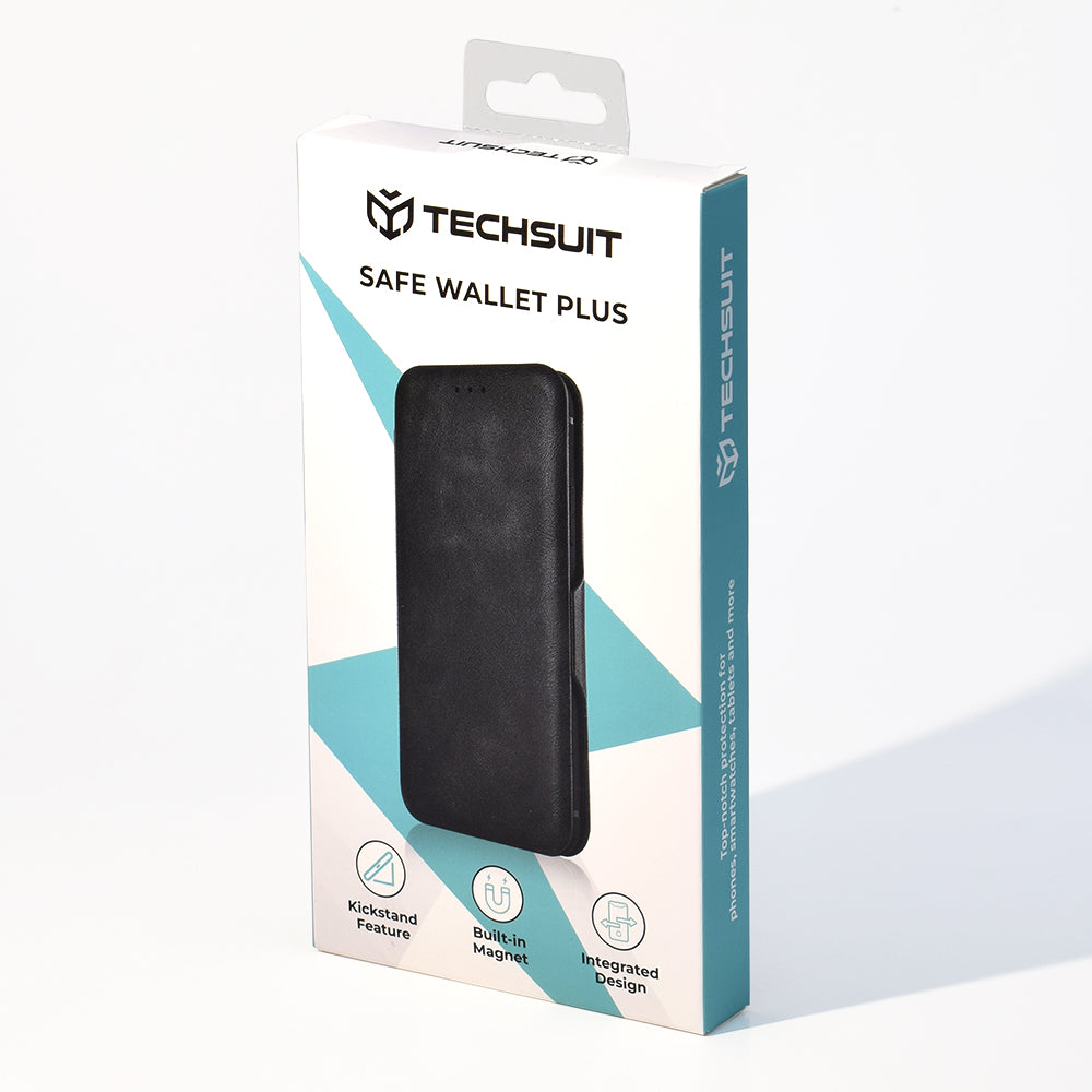 Etui na Samsung Galaxy S25 FE, Techsuit, Safe Wallet Plus, Zielony