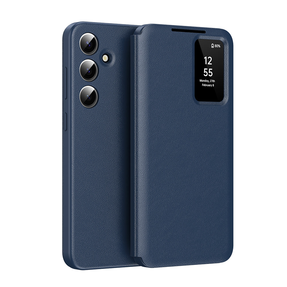Etui na Samsung Galaxy S25 FE, Techsuit, SmartView, Niebieskie