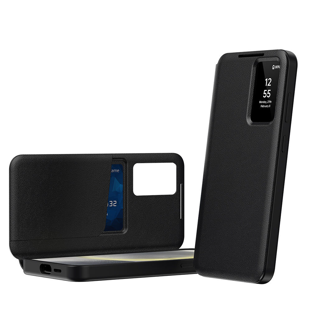 Etui na Samsung Galaxy S25 FE, Techsuit, SmartView, czarne