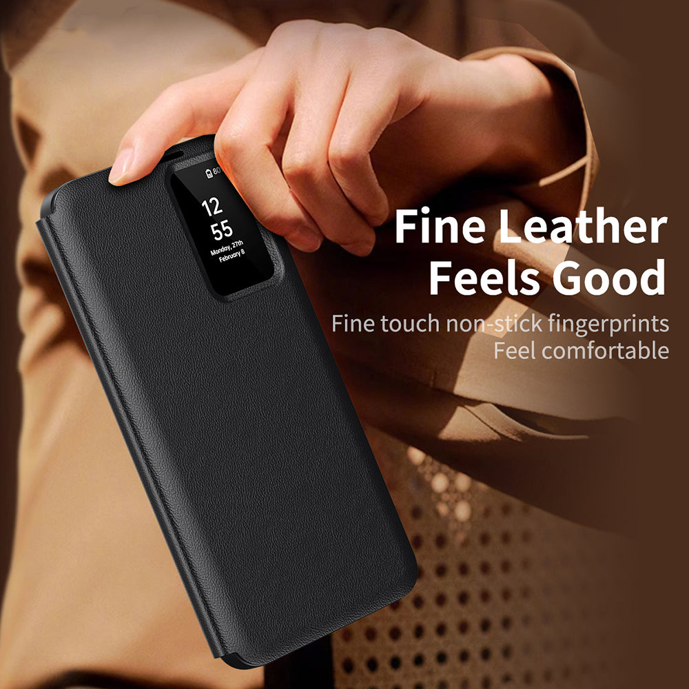 Etui na Samsung Galaxy S25 FE, Techsuit, SmartView, czarne