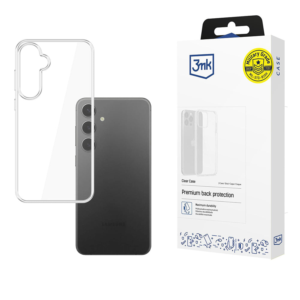 Etui do Samsung Galaxy S25+ S936, 3MK, Clear, Przezroczyste