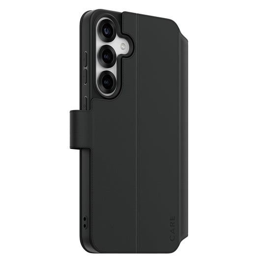 Etui na Samsung Galaxy S25+ S936, PanzerGlass, Care Feature Kickstand Wallet, Czarne