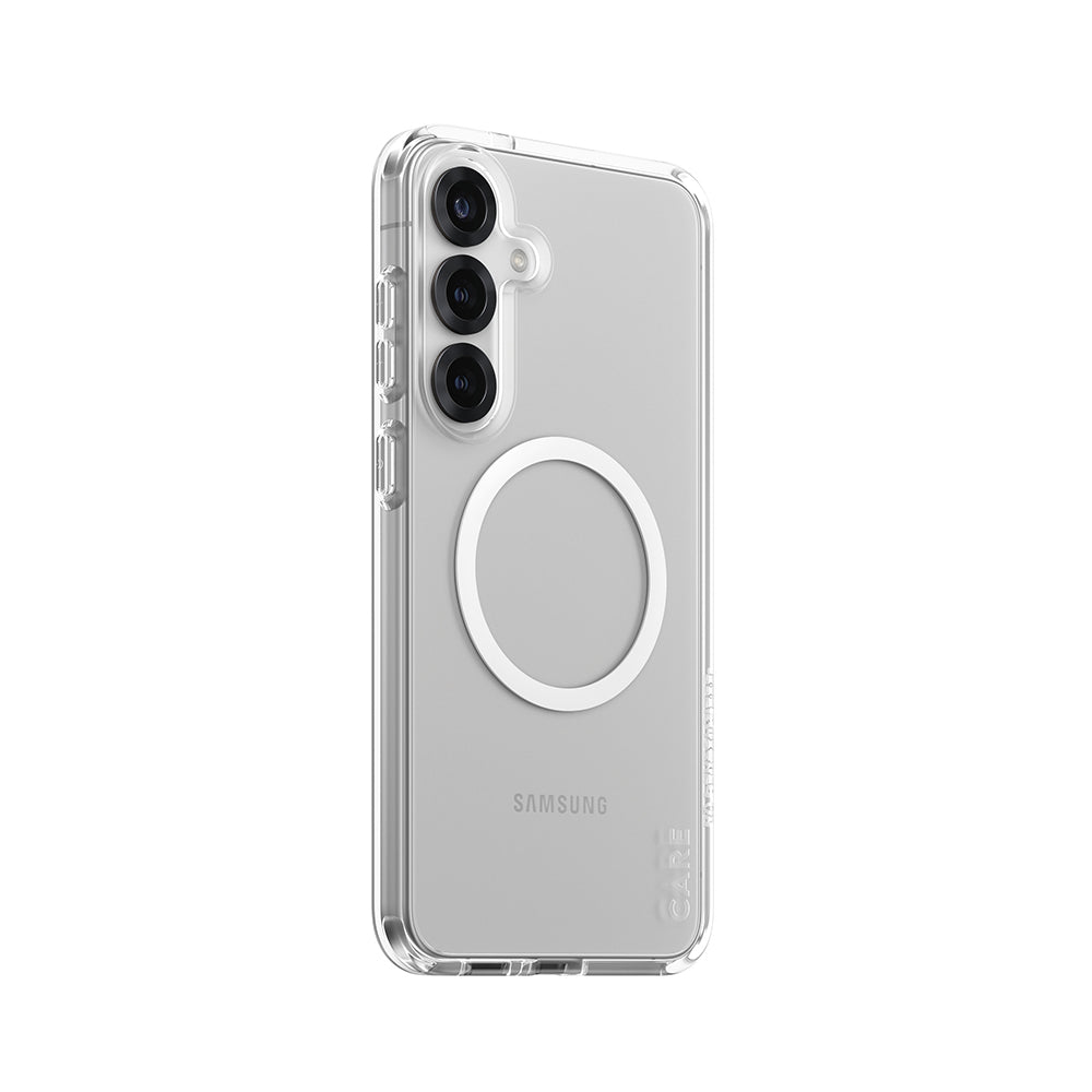 Etui do Samsung Galaxy S25+ S936, PanzerGlass, Care Urban Combat, Przezroczyste Białe