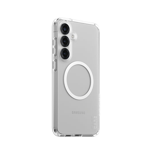 Etui do Samsung Galaxy S25+ S936, PanzerGlass, Care Urban Combat, Przezroczyste Białe