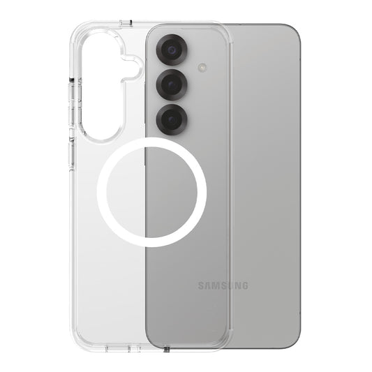Etui do Samsung Galaxy S25+ S936, PanzerGlass, Care Urban Combat, Przezroczyste Białe