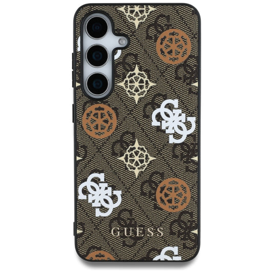 Etui na Samsung Galaxy S25 S931, Guess, 4G Peony, Brązowy