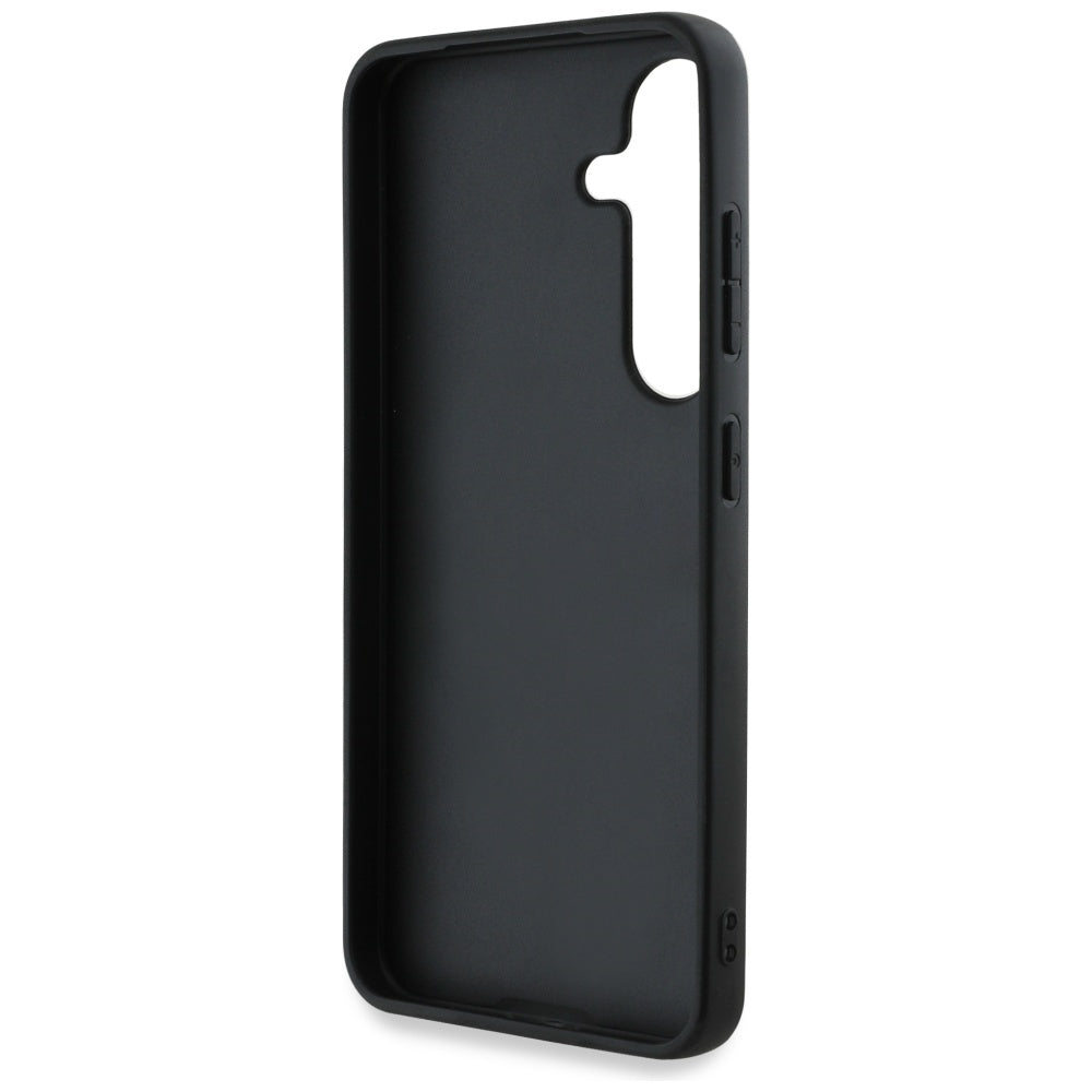 Etui na Samsung Galaxy S25 S931, Karl Lagerfeld, Monogram Choupette's Head, Czarne