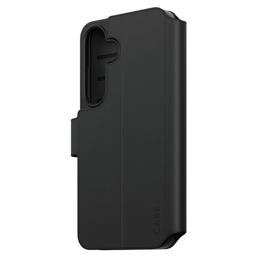 Etui na Samsung Galaxy S25 S931, PanzerGlass, Care Feature Kickstand Wallet, Czarne