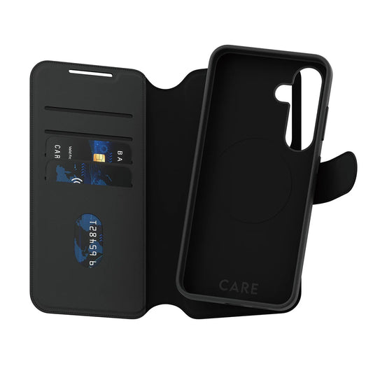 Etui do Samsung Galaxy S25 S931, PanzerGlass, Care Feature Tango Two-in-One, Czarne