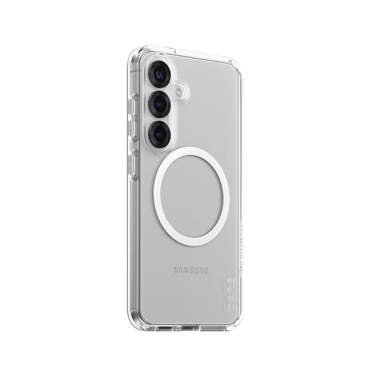 Etui na Samsung Galaxy S25 S931, PanzerGlass, Care Urban Combat, Przezroczyste Białe