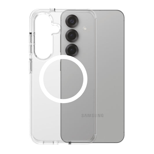 Etui na Samsung Galaxy S25 S931, PanzerGlass, Care Urban Combat, Przezroczyste Białe