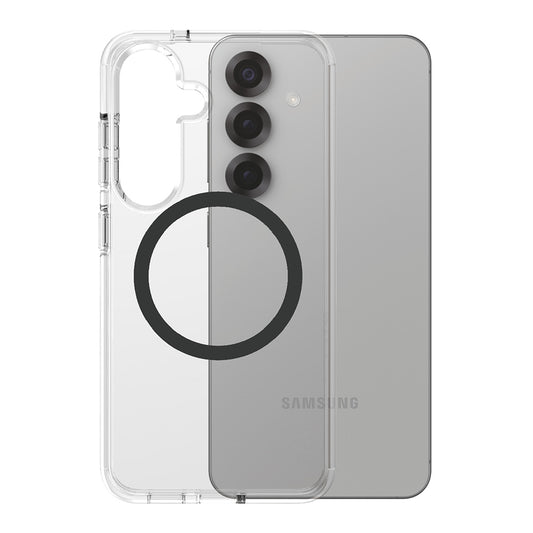 Etui na Samsung Galaxy S25 S931, PanzerGlass, Care Urban Combat, Czarne Przezroczyste