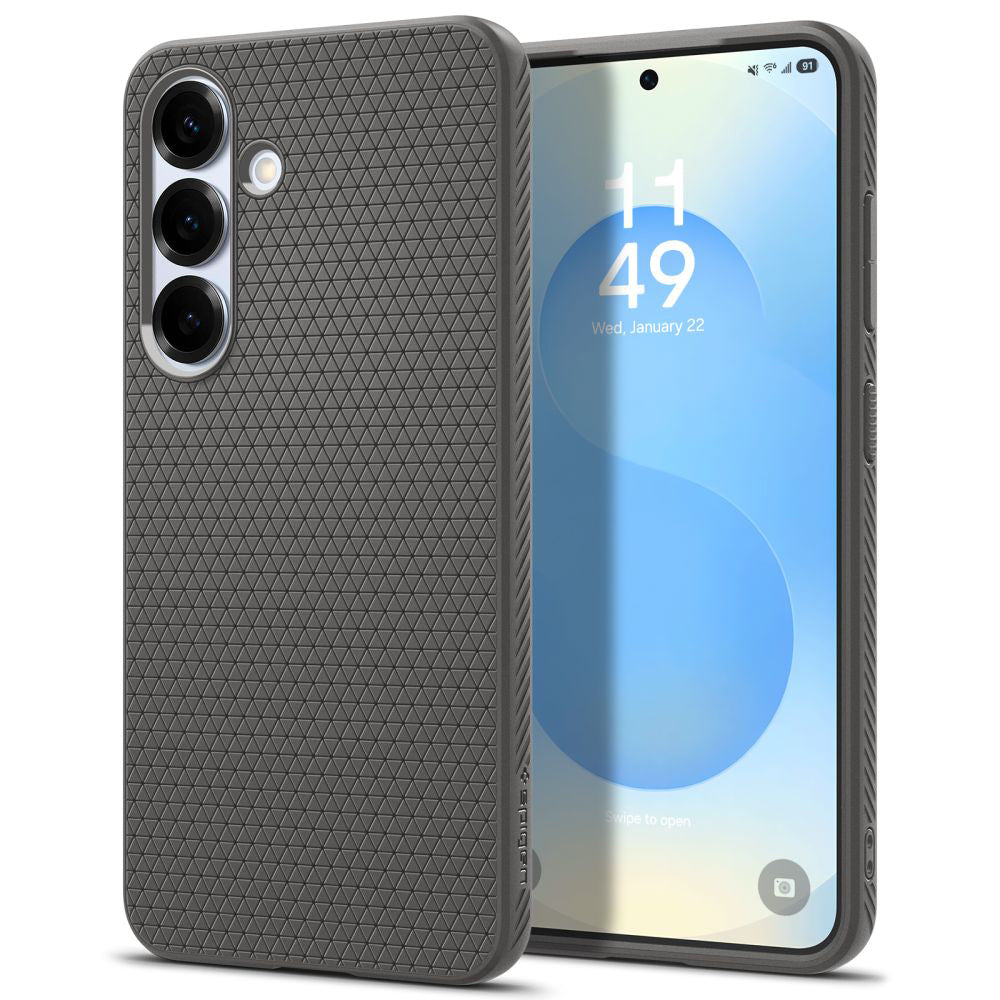Etui na Samsung Galaxy S25 S931, Spigen, Liquid Air, Szare