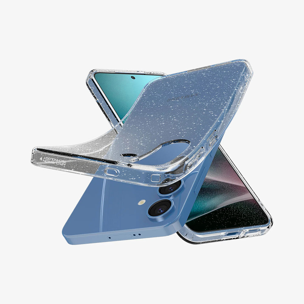 Etui do Samsung Galaxy S25 S931, Spigen, Liquid Crystal Glitter, Przezroczyste ACS08997