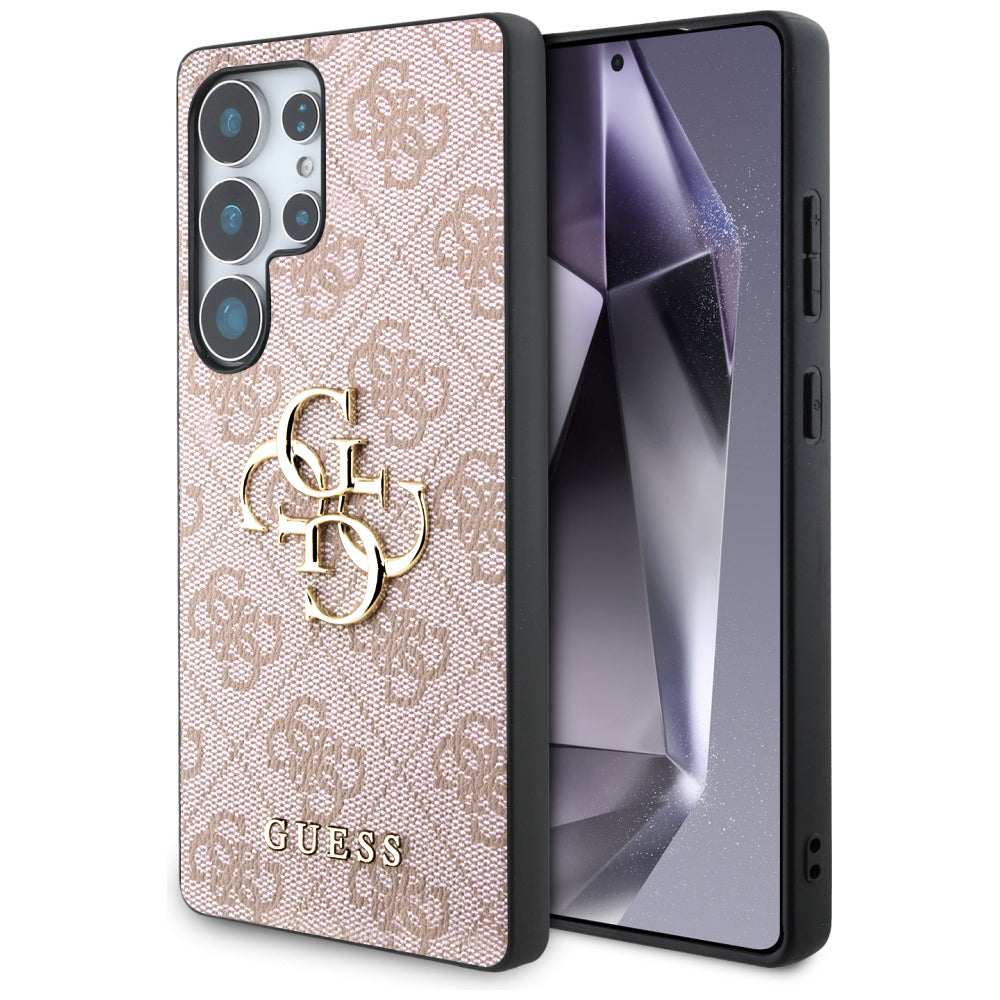 Etui na Samsung Galaxy S25 Ultra S938, Guess, 4G Big Logo, Różowy
