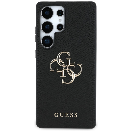 Etui na Samsung Galaxy S25 Ultra S938, Guess, 4G Grained Big and Classic Logo, Czarne