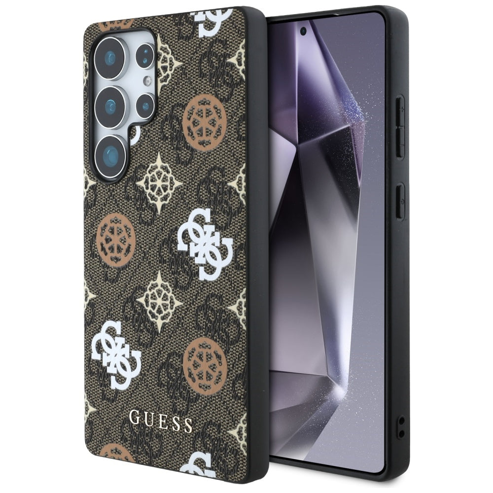Etui na Samsung Galaxy S25 Ultra S938, Guess, 4G Peony, Brązowy