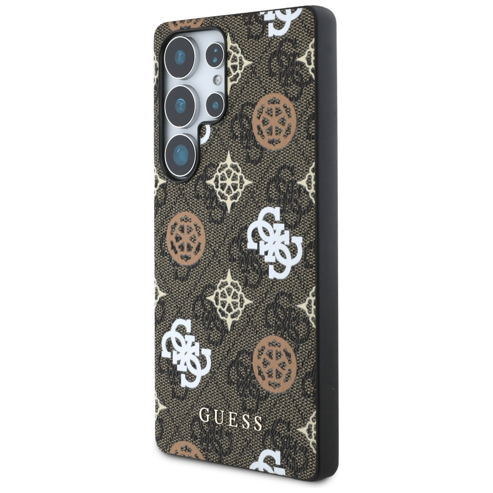 Etui na Samsung Galaxy S25 Ultra S938, Guess, 4G Peony, Brązowy