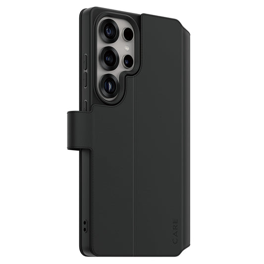 Etui na Samsung Galaxy S25 Ultra S938, PanzerGlass, Care Feature Kickstand Wallet, Czarne