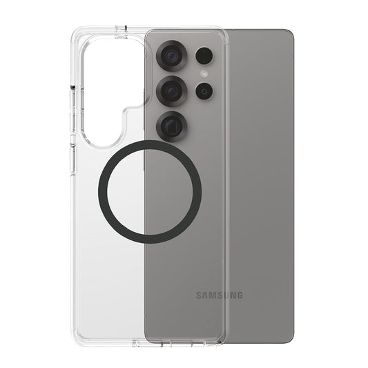 Etui na Samsung Galaxy S25 Ultra S938, PanzerGlass, Care Urban Combat, Czarne Przezroczyste