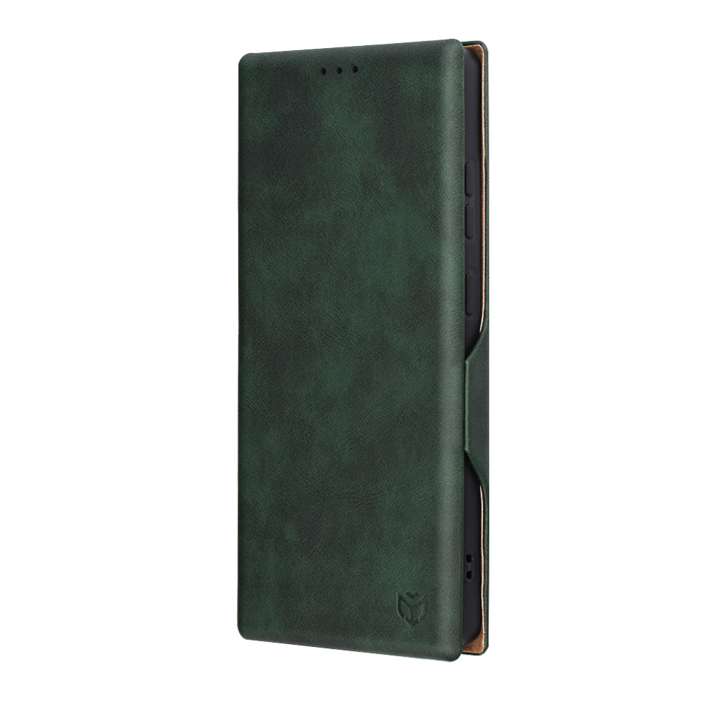Etui na Samsung Galaxy S25 Ultra S938, Techsuit, Safe Wallet Plus, Zielony