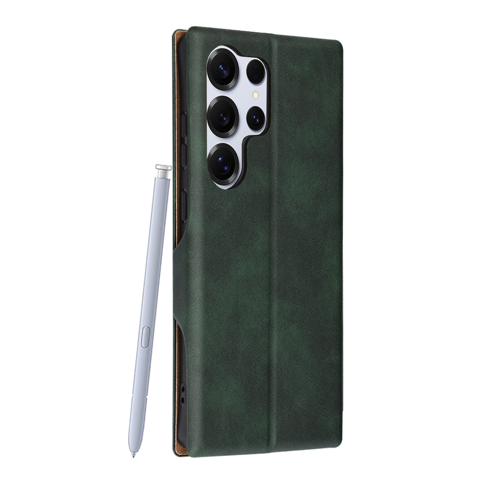 Etui na Samsung Galaxy S25 Ultra S938, Techsuit, Safe Wallet Plus, Zielony