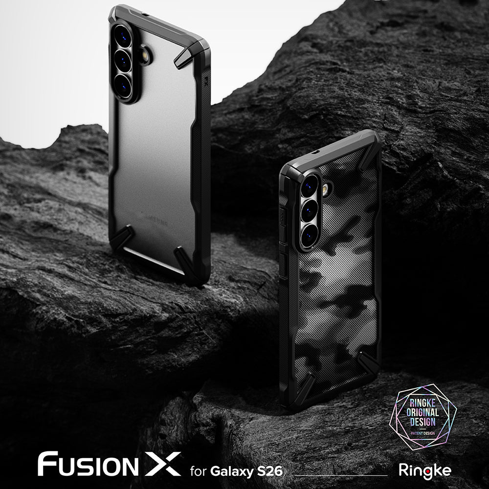 Case for Samsung Galaxy S26 Plus S947, Ringke, Fusion X, Black