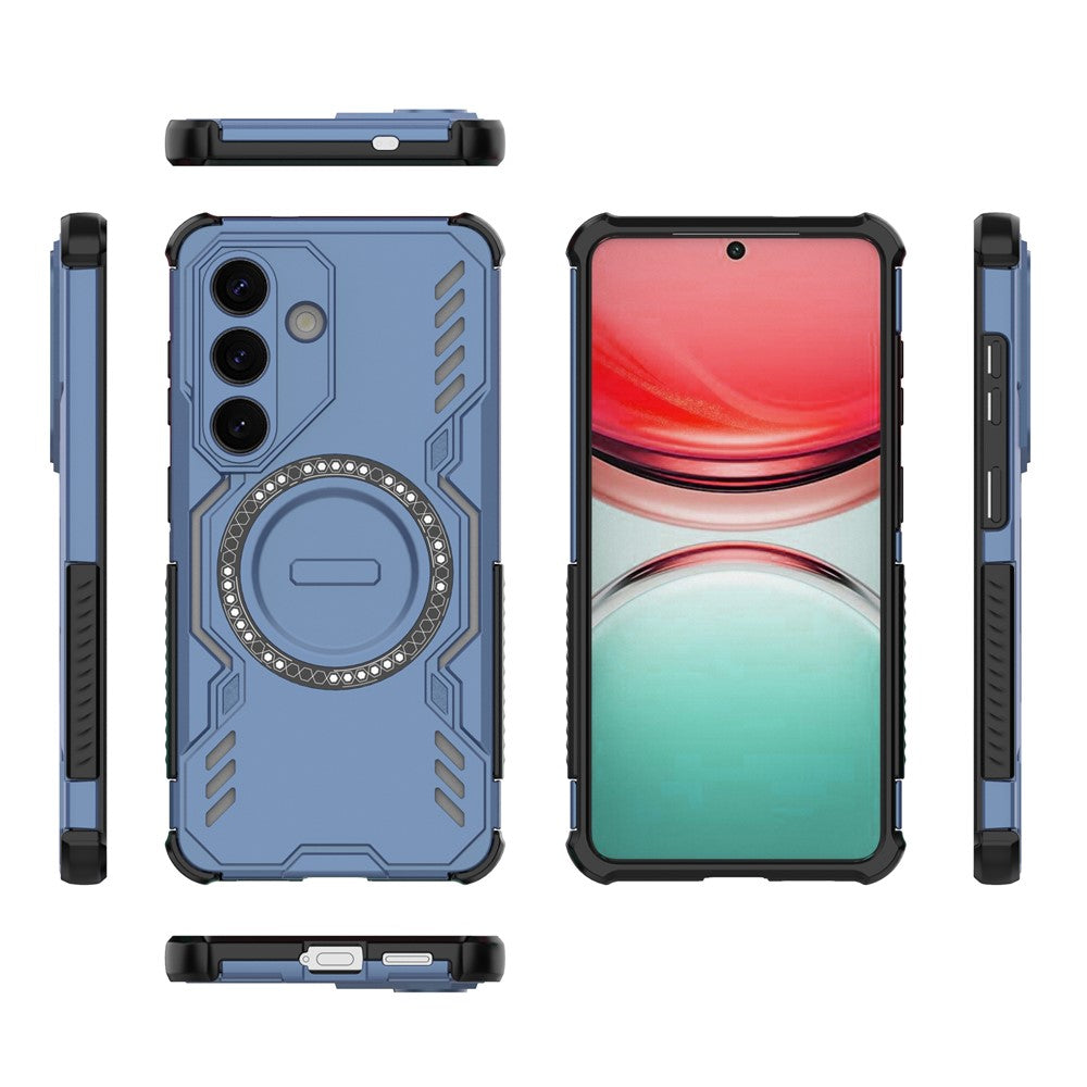 Etui MagSafe dla Samsung Galaxy S26 Plus, Techsuit, ArmorMag, Niebieskie