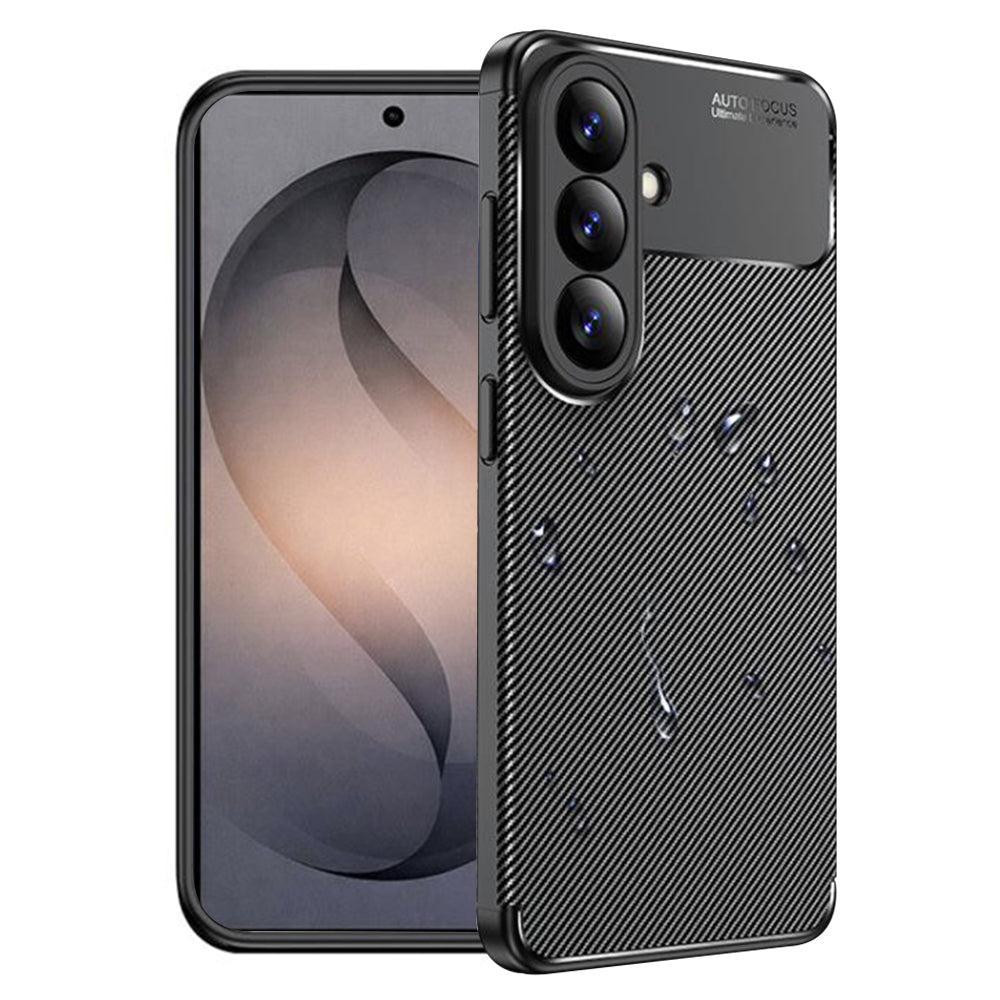Etui na Samsung Galaxy S26 Plus S947, Techsuit, CarbonFiber, Czarne