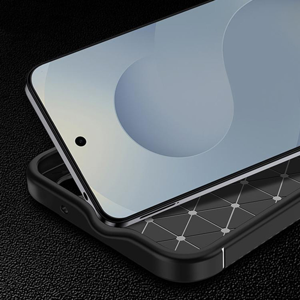 Etui na Samsung Galaxy S26 Plus S947, Techsuit, CarbonFiber, Czarne