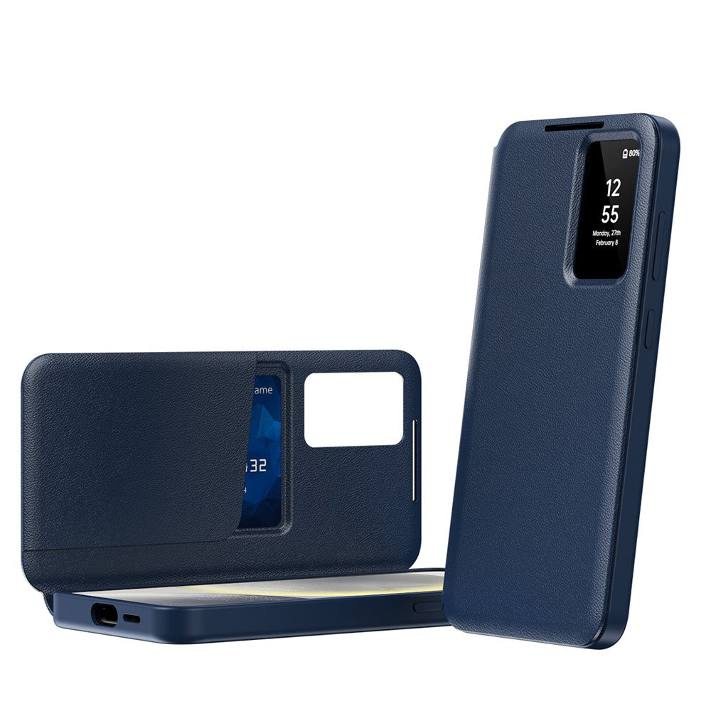 Etui na Samsung Galaxy S26 Plus S947, Techsuit, SmartView, Niebieskie