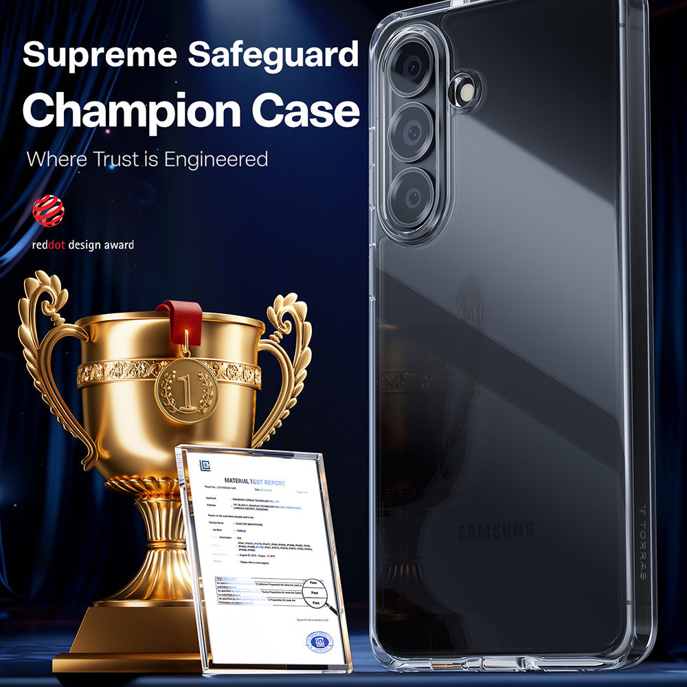 Etui na Samsung Galaxy S26 Plus S947, Torras, Guardian, Przezroczyste