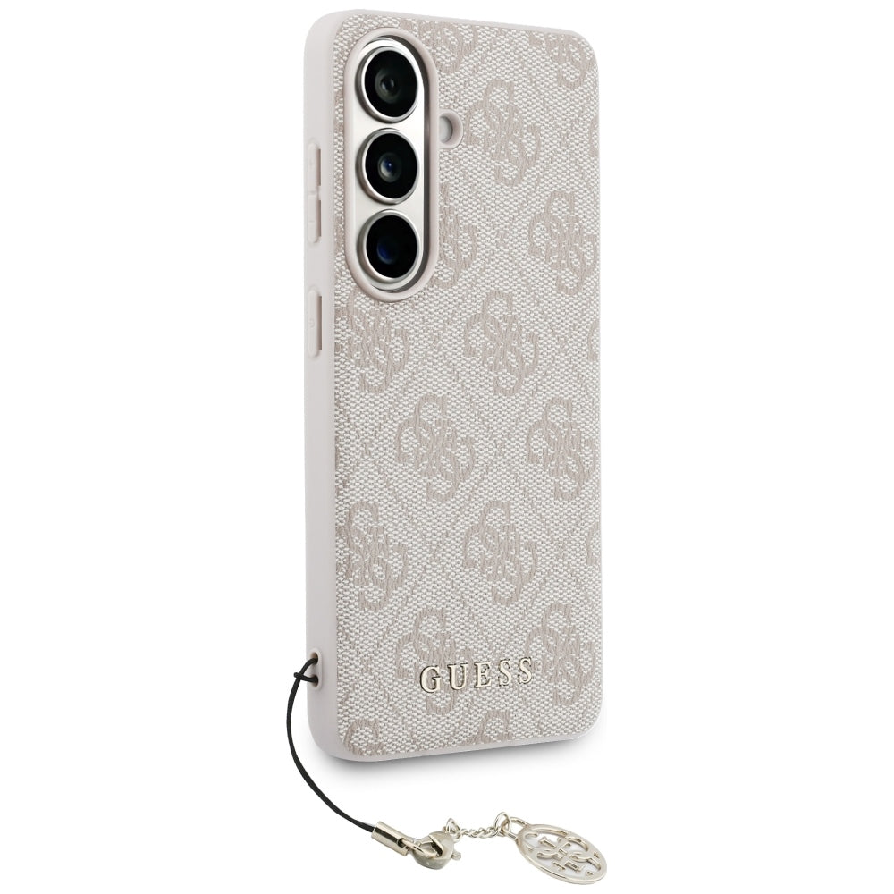 Etui na Samsung Galaxy S26 S942, Guess, 4G Classic Logo Charm, Różowy