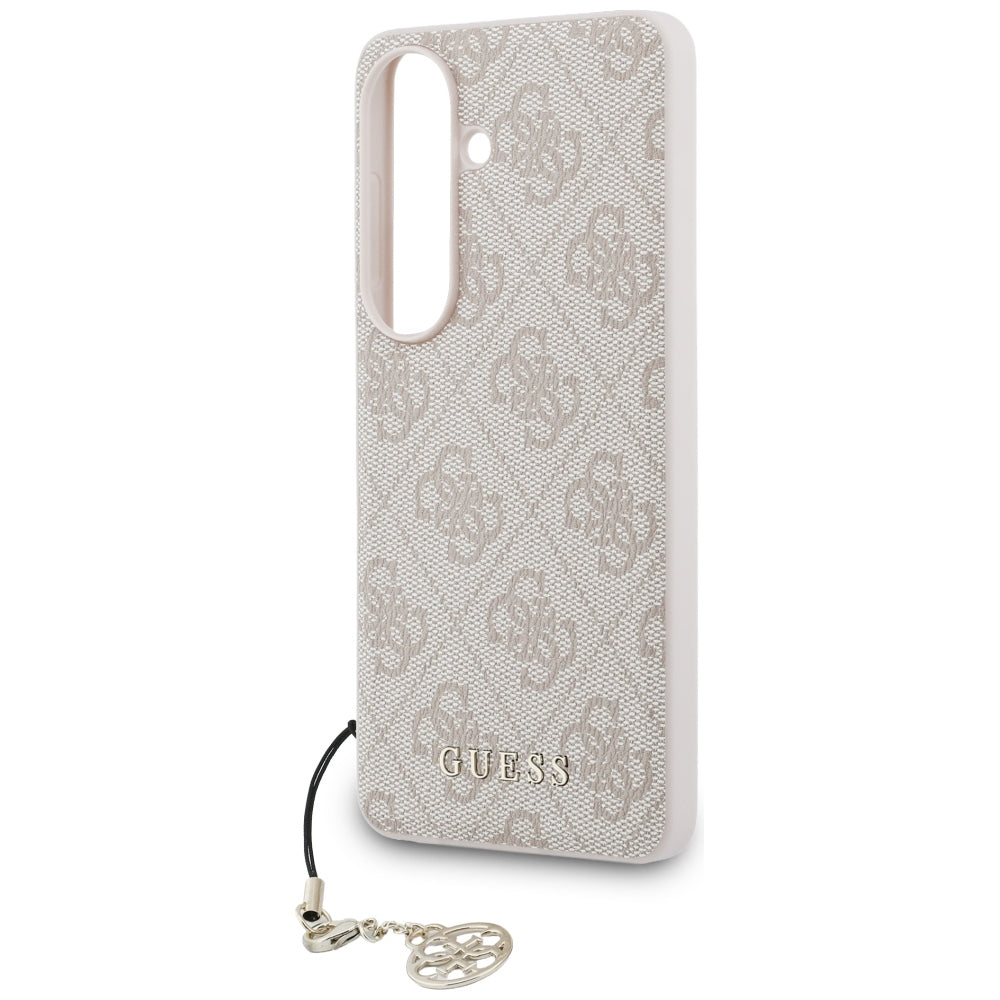 Etui na Samsung Galaxy S26 S942, Guess, 4G Classic Logo Charm, Różowy