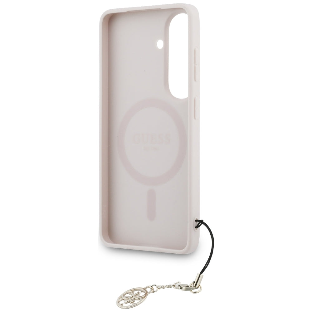 Etui na Samsung Galaxy S26 S942, Guess, 4G Classic Logo Charm, Różowy