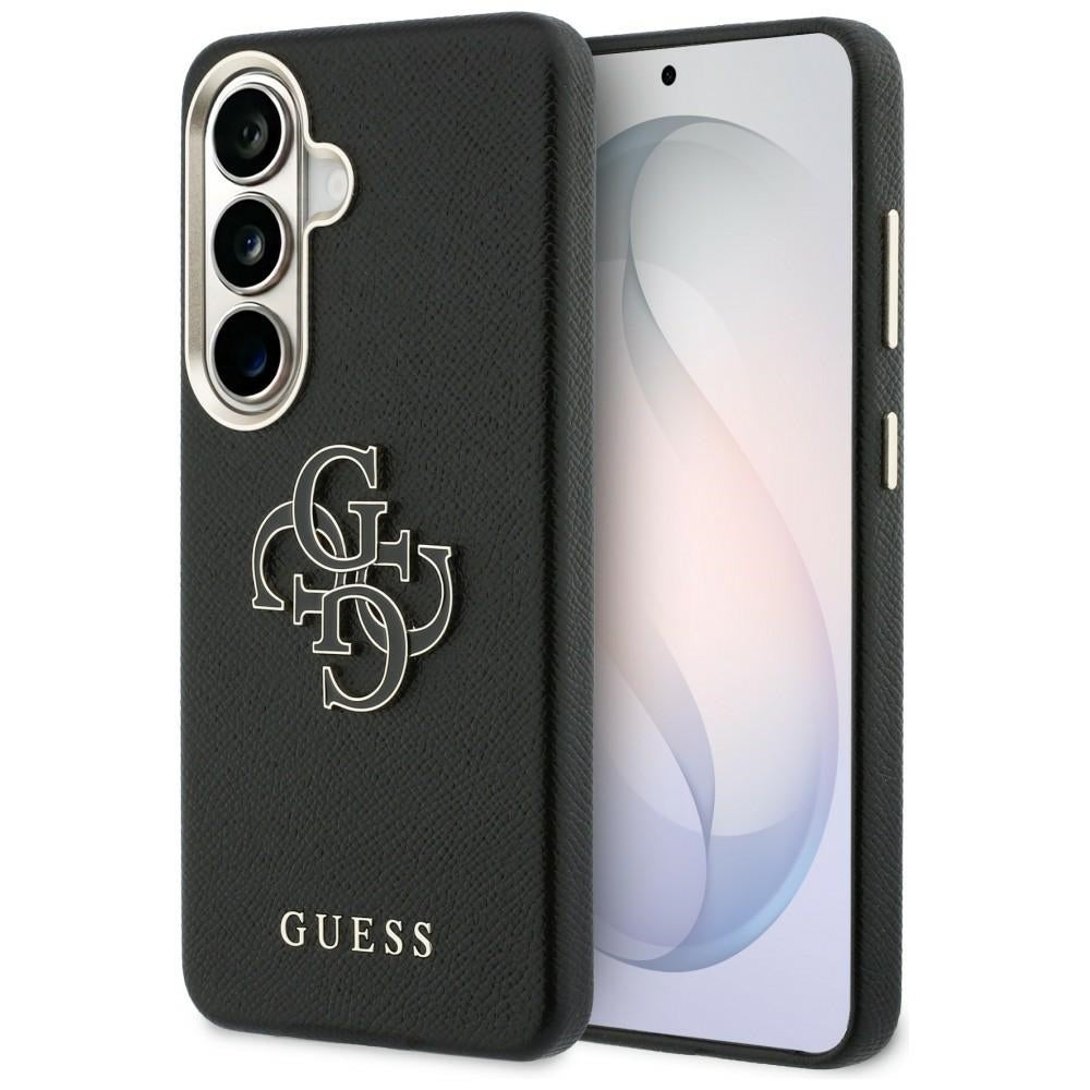Etui na Samsung Galaxy S26 S942, Guess, 4G Grained Big and Classic Logo, Czarne