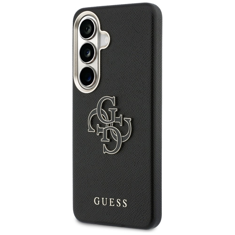 Etui na Samsung Galaxy S26 S942, Guess, 4G Grained Big and Classic Logo, Czarne