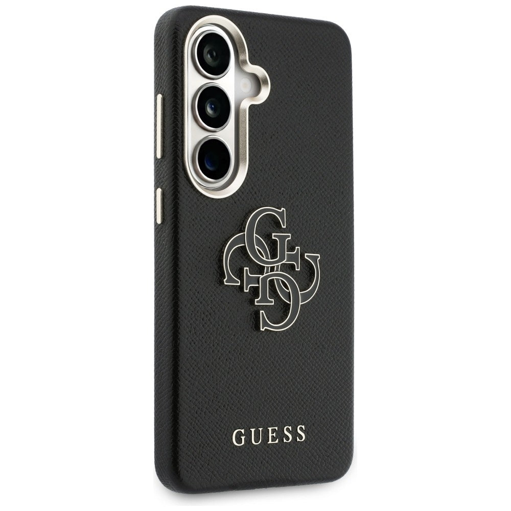 Etui na Samsung Galaxy S26 S942, Guess, 4G Grained Big and Classic Logo, Czarne