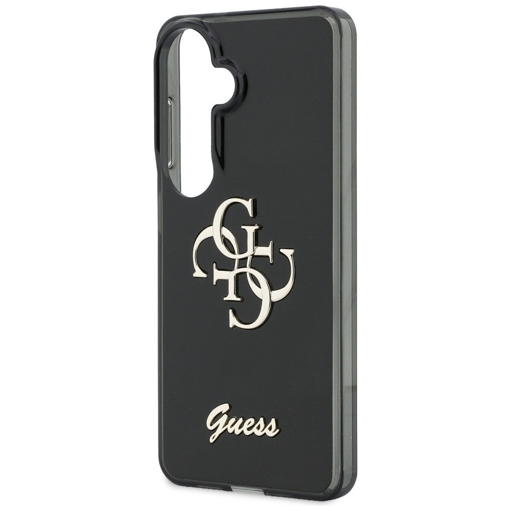Etui na Samsung Galaxy S26 S942, Guess, IML Big Metal 4G Script, Czarne