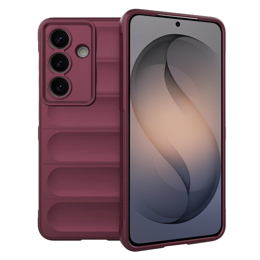 Etui na Samsung Galaxy S26 S942, Techsuit, Magic Shield, Wiśniowy