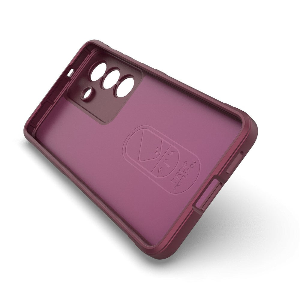 Etui na Samsung Galaxy S26 S942, Techsuit, Magic Shield, Wiśniowy