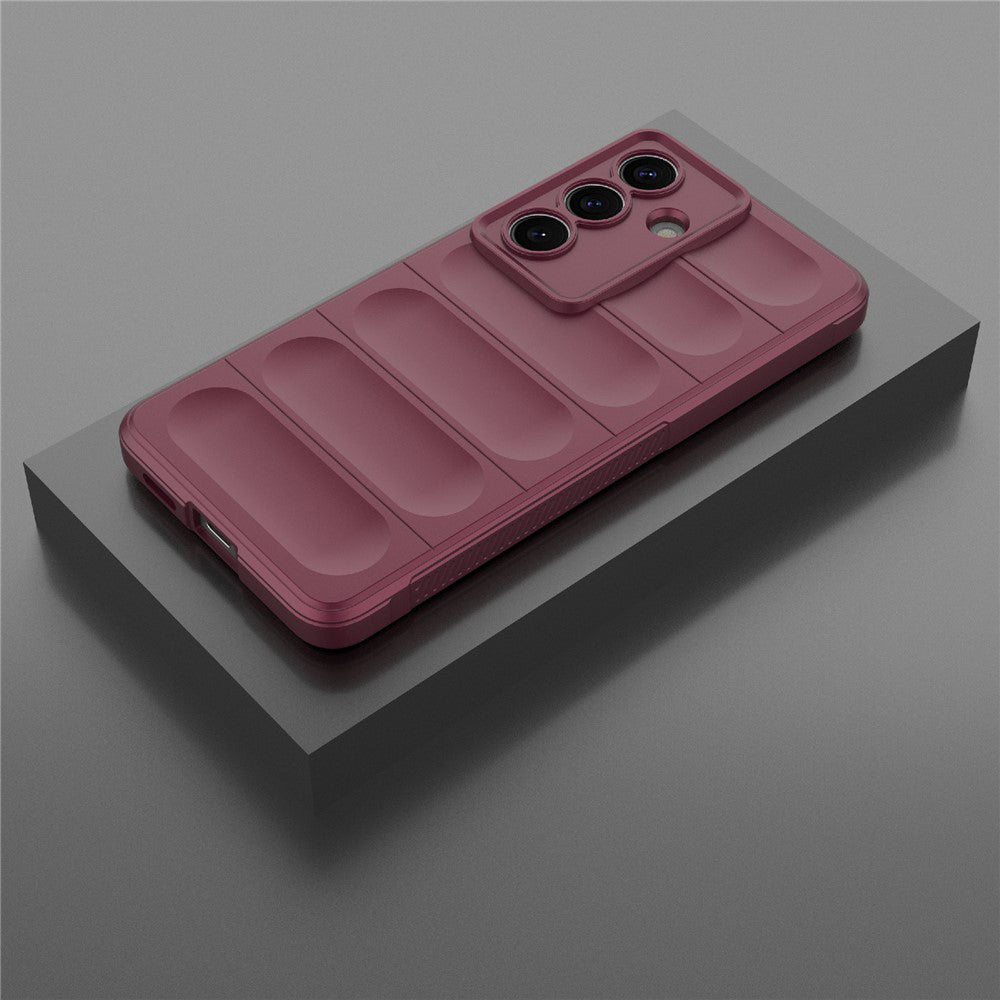 Etui na Samsung Galaxy S26 S942, Techsuit, Magic Shield, Wiśniowy