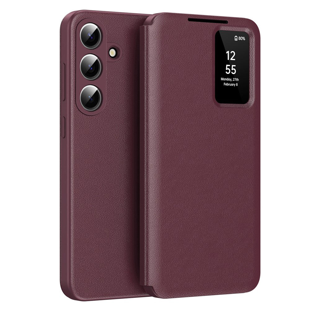 Etui na Samsung Galaxy S26 S942, Techsuit, SmartView, Czerwone