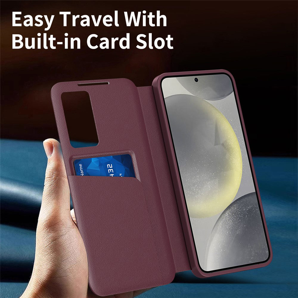 Etui na Samsung Galaxy S26 S942, Techsuit, SmartView, Czerwone