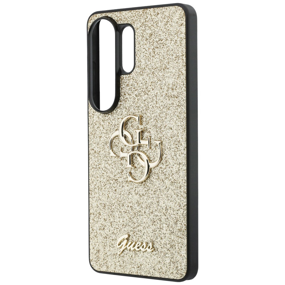 Etui na Samsung Galaxy S26 Ultra S948, Guess, Fixed Glitter Big 4G Metal Frame, Złote