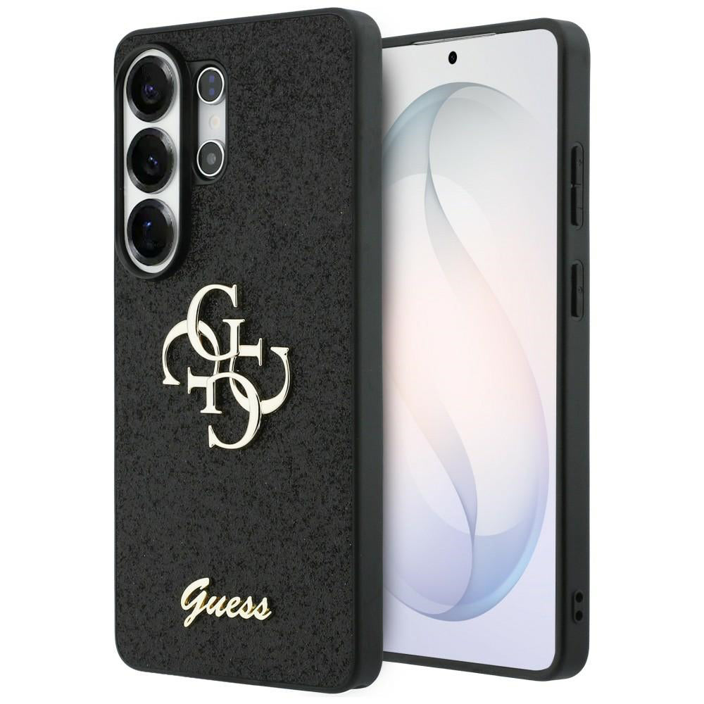 Etui na Samsung Galaxy S26 Ultra S948, Guess, Fixed Glitter Big 4G Metal Frame, Czarne